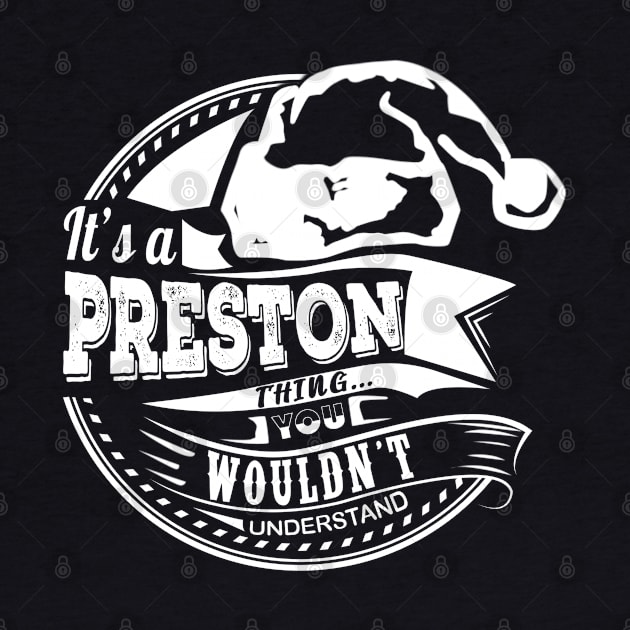 It's a Preston thing - Hat Xmas Personalized Name Gift by Cave Store